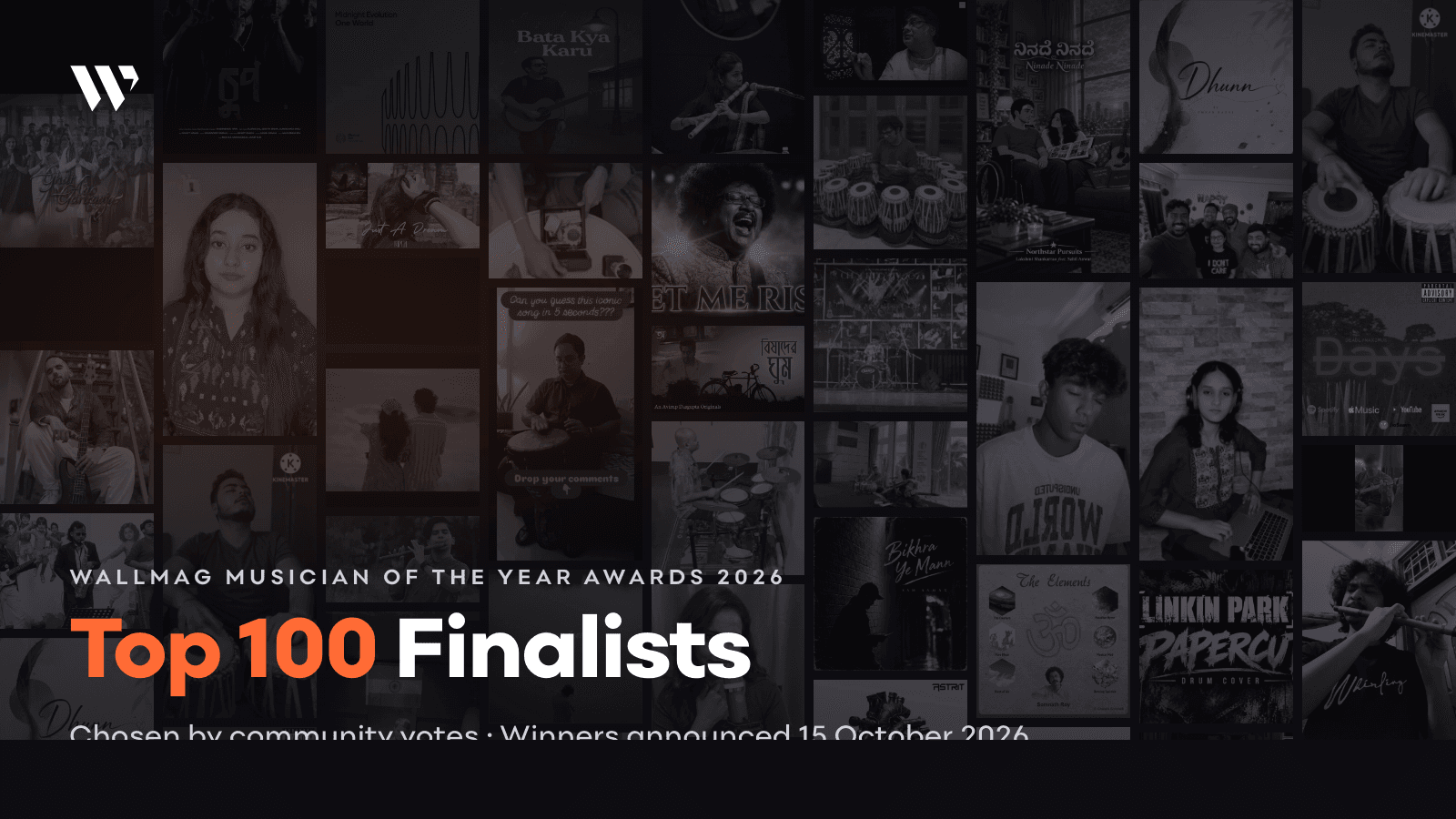 WallMag Musician of the Year Awards 2026 Top 100 Finalists