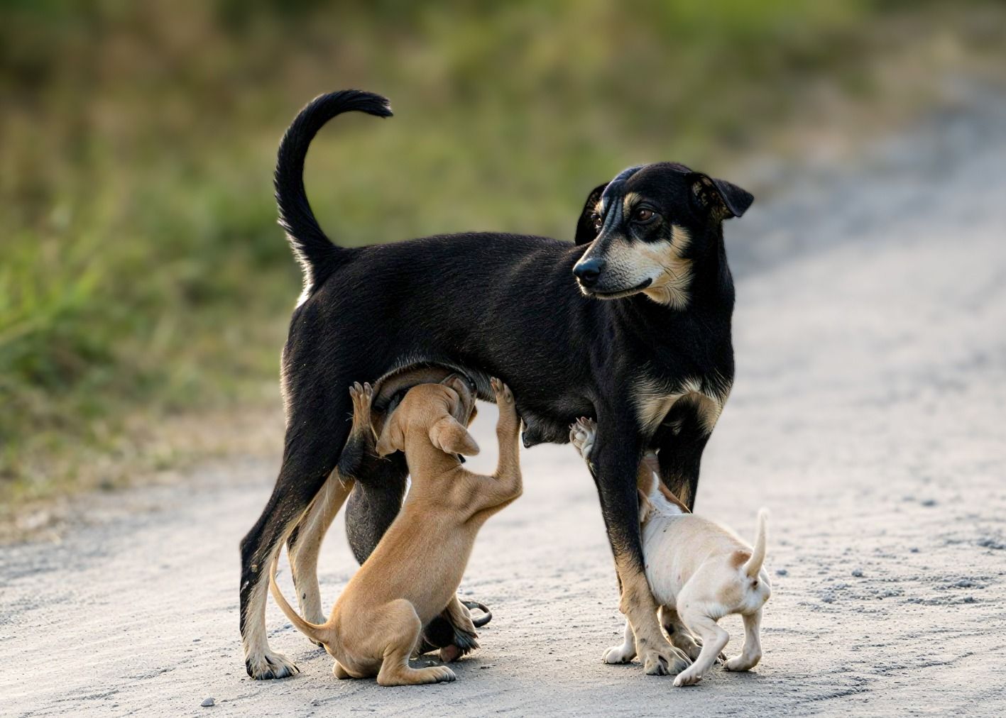 Maternal Care and Survival in Street Dogs