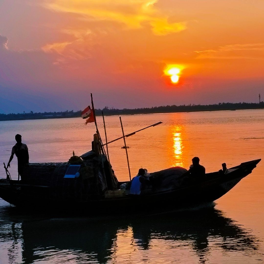 Evening riverside