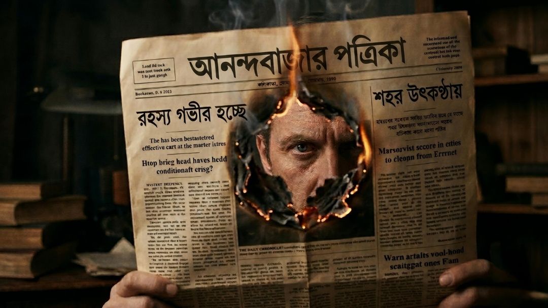 The man and the newspaper