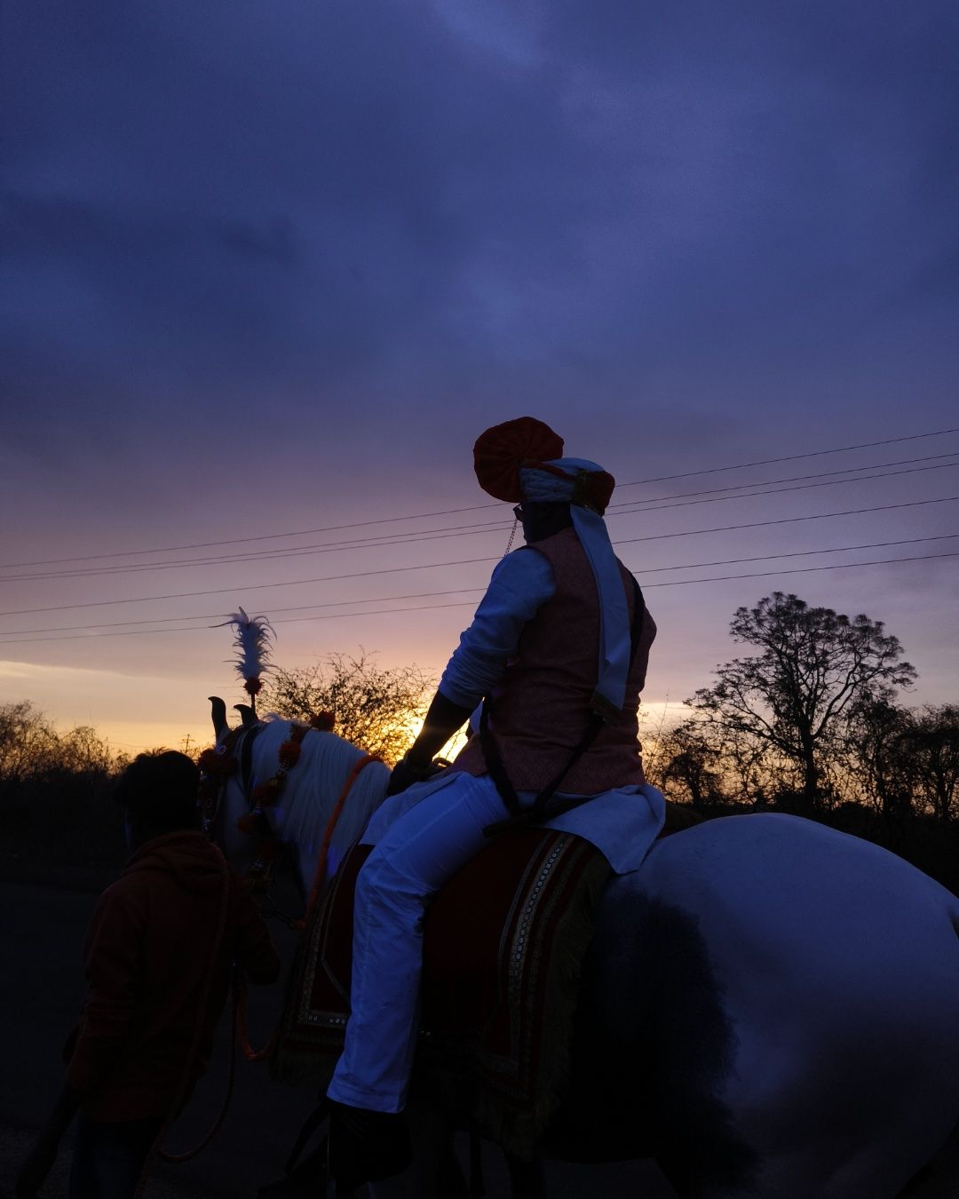 Sunset wedding