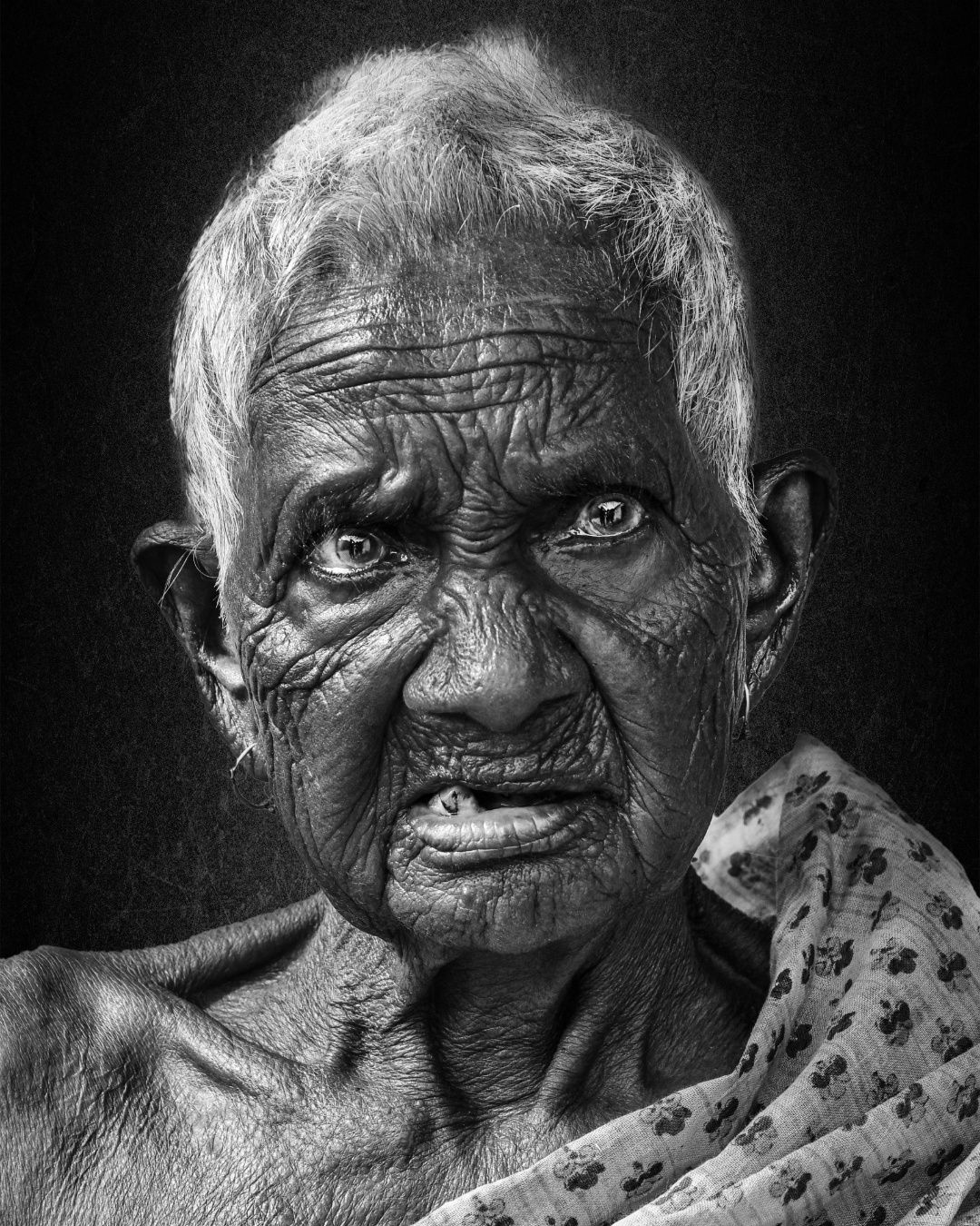 Wrinkled Face