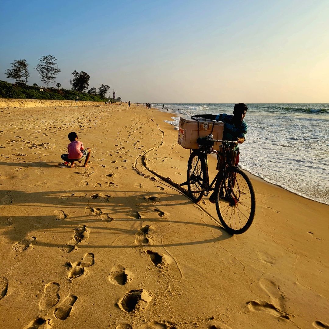 Along the seashore