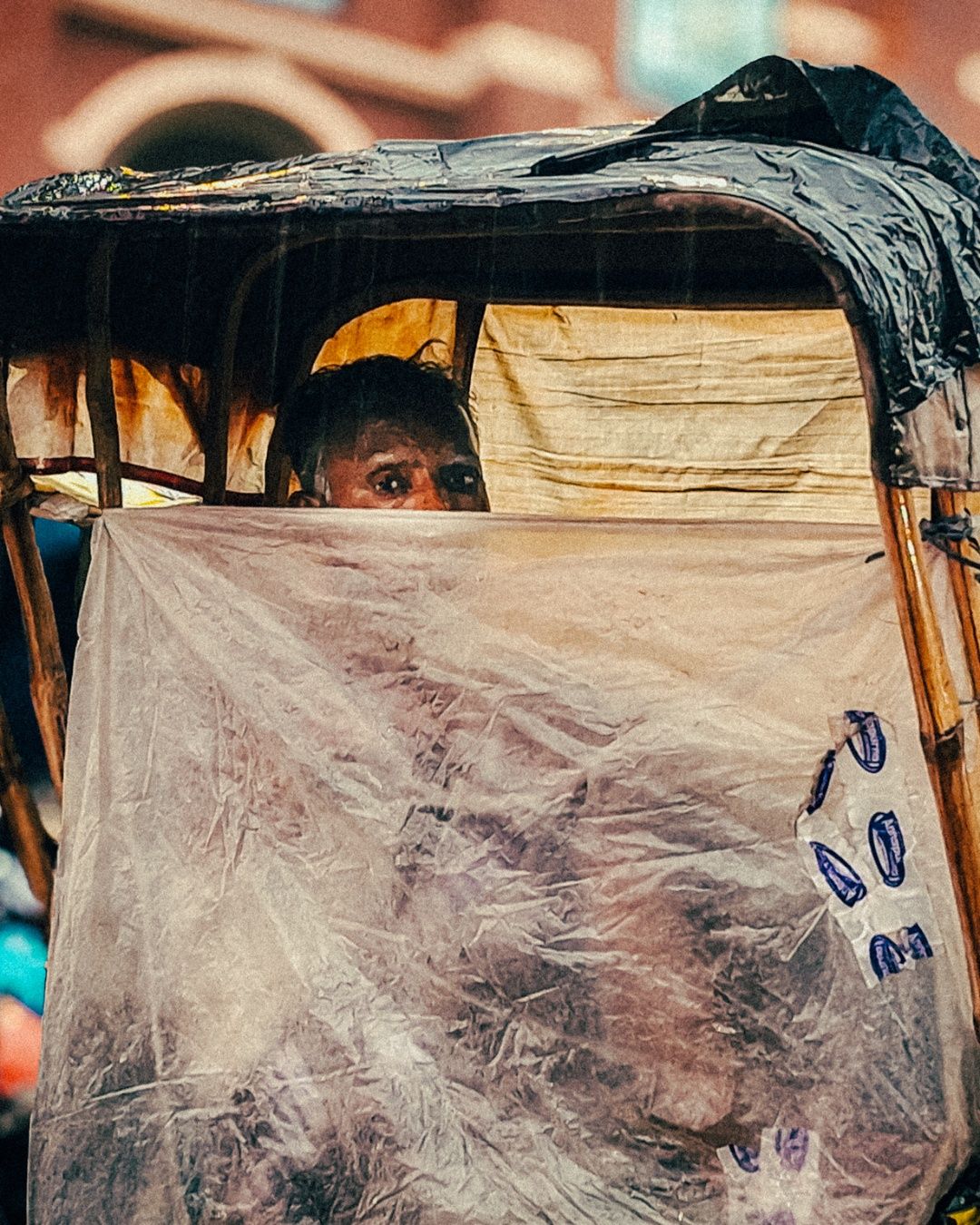 Rickshaw in the Rain