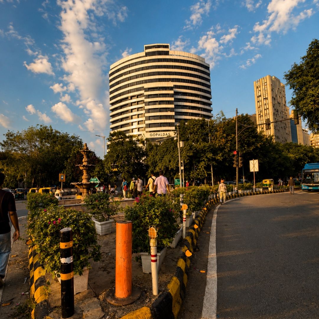 Evening at jantar mantar