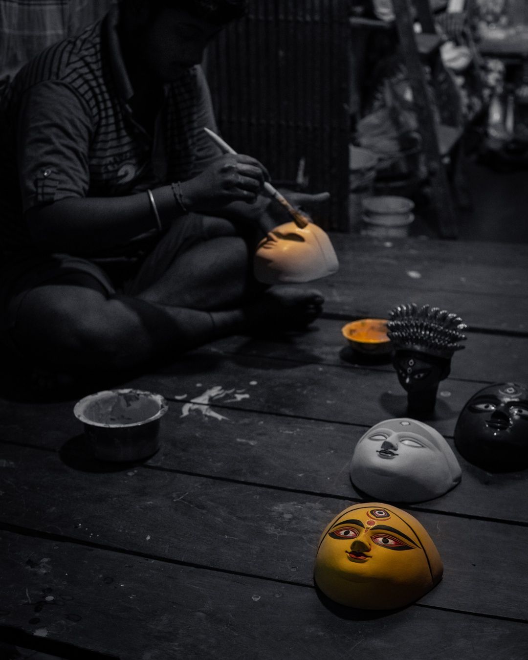 Creator being created